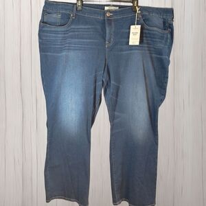 Torrid Denim Womans Relaxed Boot Dark Wash Jeans, NWT, Size 28R